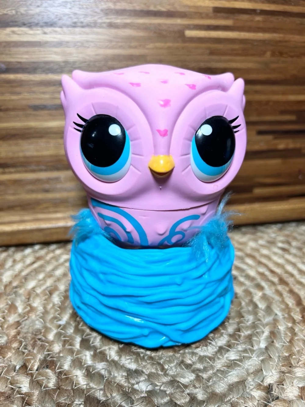 Spin Master Owleez Pink Flying Pink Baby Owl Interactive Works EUC